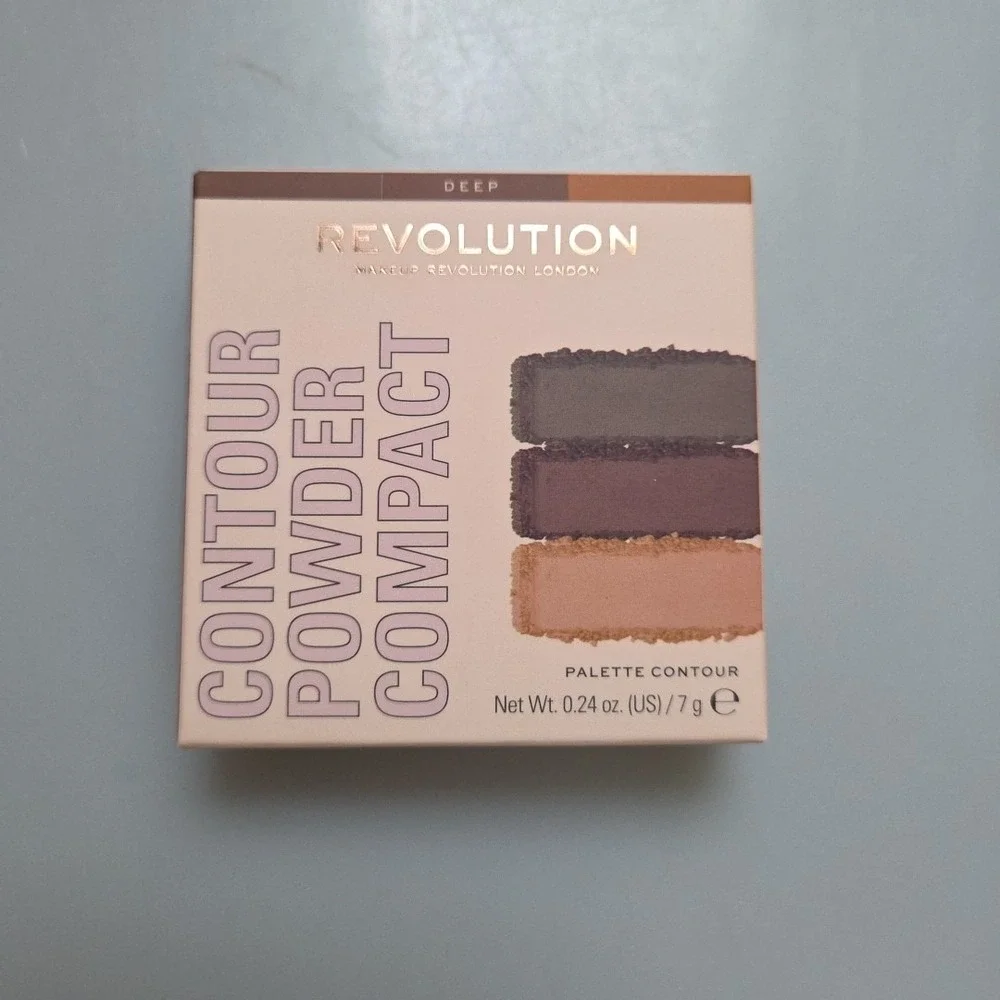 Makeup Revolution London‎ Contour Powder Compact Deep 0.24 oz Palette NIB
